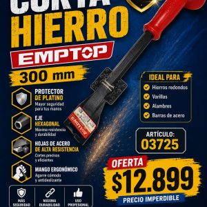 CORTA HIERRO HEXAGONAL DE 30 CM C/ PROTECCIÓN